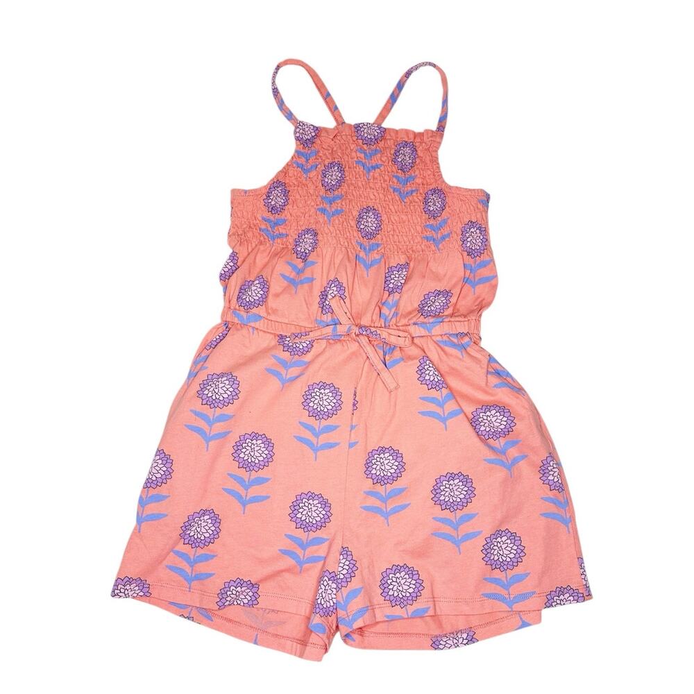 NWT Tea Collection Smocked Shorts Romper Size 12